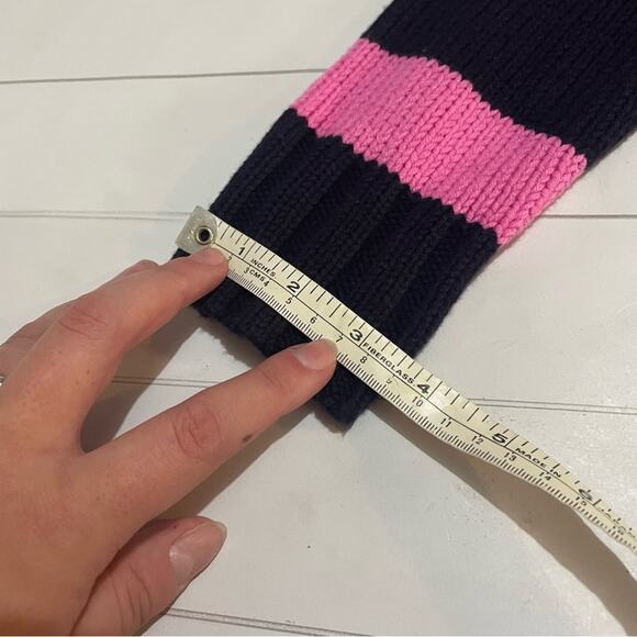 Loft NWT Bold Stripe‎ Pink Blue Knit Cardigan Sweater Women’s Size XS - Picture 9 of 9